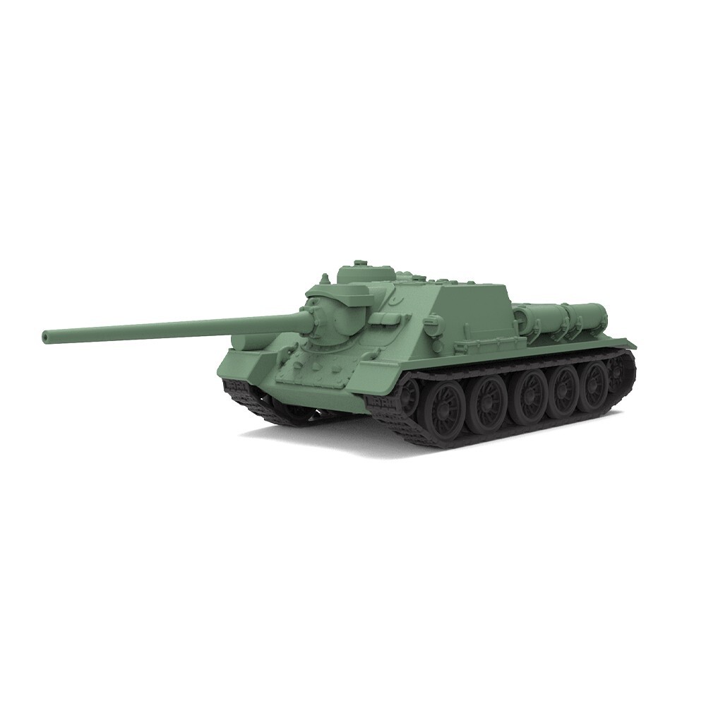 SSMODEL SS144753 1/144 Military Model Kit Soviet SU-100 Tank