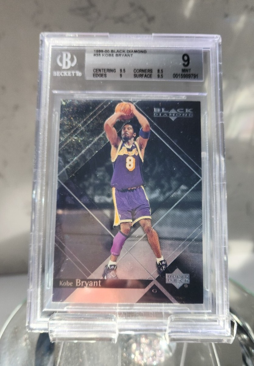 1999-00 Black Diamond Kobe Bryant #38. BGS 9, with two 9.5 sub 