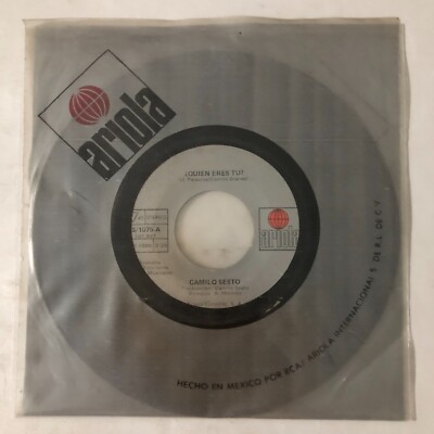 CAMILO SESTO -¿QUIEN ERES TU? / CUANDO DIGO QUE NO- 1986 MEXICAN 7¨SINGLE CS