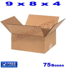 75 - 9x8x4 Cardboard Boxes 32ECT Mailing Packing Shipping Corrugated Carton