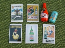 lotto calamite magneti frigo pubblicitarie san pellegrino rare piastrine vintage