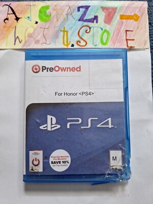 For Honor (Sony PlayStation 4, 2017)