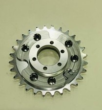 MOTORIZED BICYCLE CHAIN WHEEL ADAPTER CNC ALU ALLOY INCL SPROCKET 26T