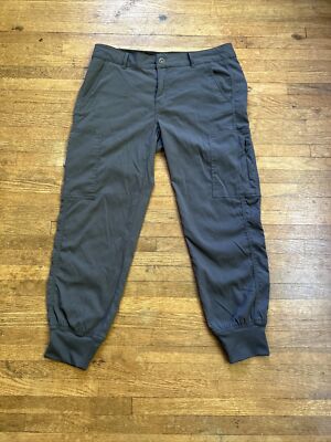 Prana Sky Canyon Jogger Pants Womens Size Gray Outdoor