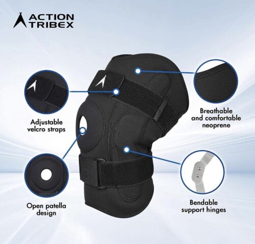 ATX Hinged Knee Brace - Breathable Compression Support for ACL, MCL, Meniscus Te - 第 1/5 張圖片