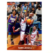 Sam Cassell 1999-00 Topps Stadium Club Chrome Card #5 NBA Milwaukee Bucks