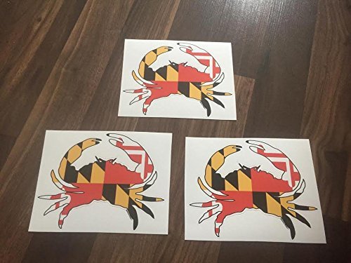 Maryland Crab Decal Sticker 6" x 5" Buy 2 Get 1 Free :) Donation to CBF! - Picture 2 of 4