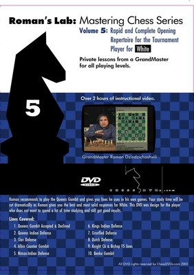 ROMAN'S LAB - Vol 5 - Rapid and Complete Opening Repertoire for White Chess DVD