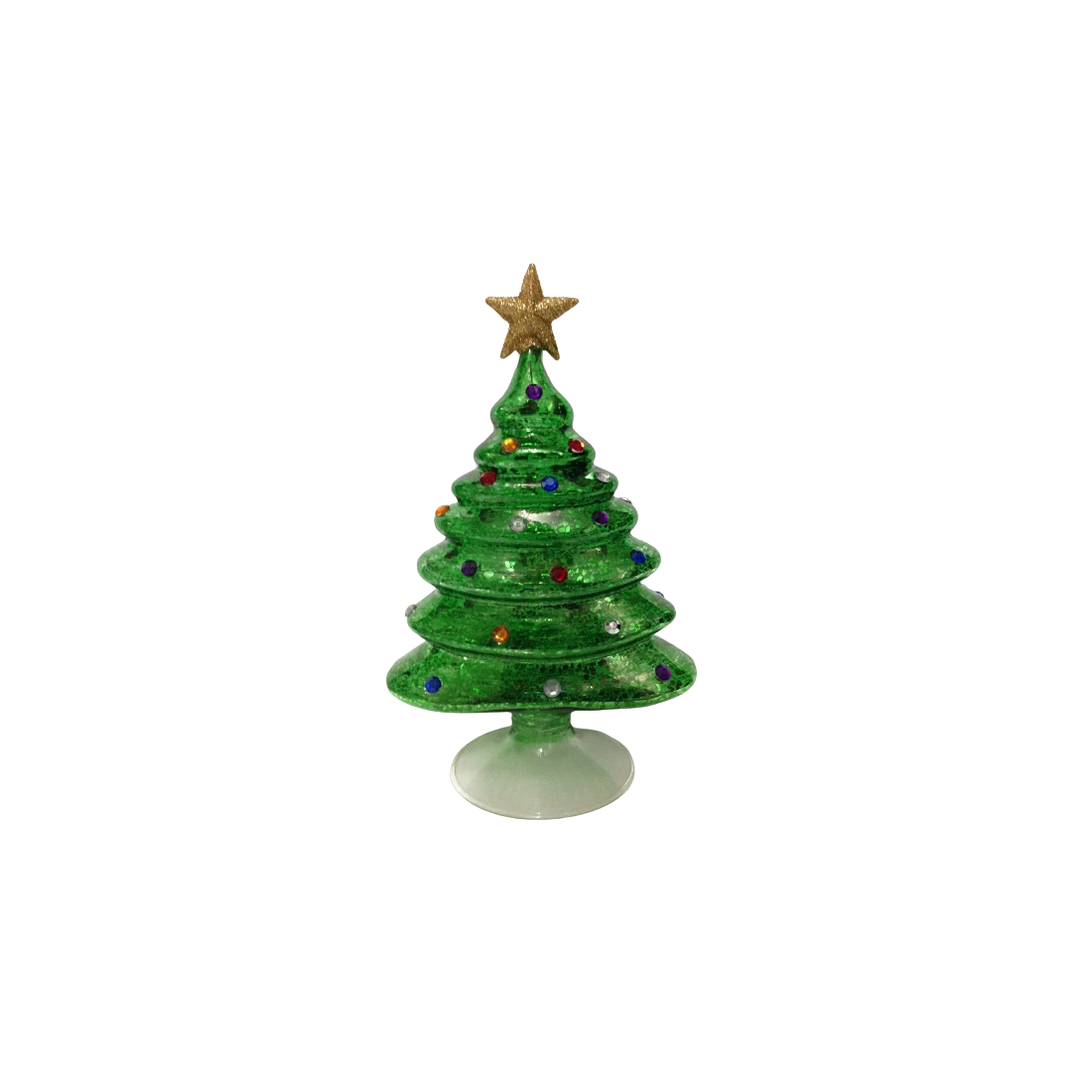 Punta Per Albero Di Natale In Vetro 26 Cm - Colore Blu Reale (Opaca O Lucida) - Decorazione Classica - 4