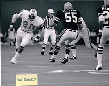 Jim LeClair Lemar Parrish BENGALS Marv Fleming DOLPHINS 1972 8 X 10 PHOTO 1