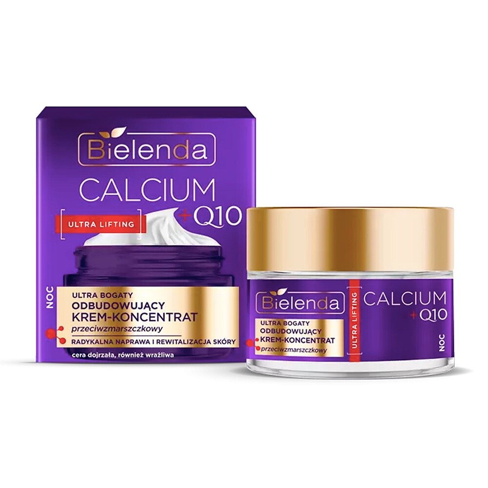 Bielenda Calcium + Q10 Ultra Lifting Rebuilding Anti-Wrinkle Night Cream 50ml
