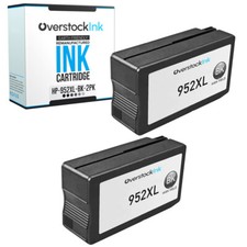 2PK 952XL 952 XL Black Ink Cartridges for HP OfficeJet Pro 8218 8700 8710 8714