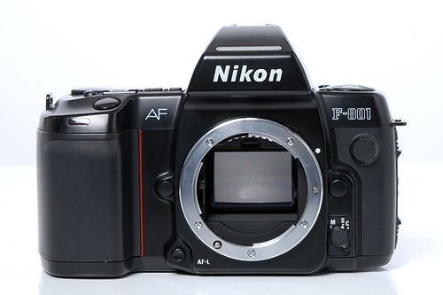 Nikon F-801 AF Film Camera with Box Manual and Strap | eBay
