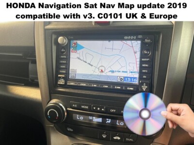 Honda Navigation Navi Karte DVD Update 2019 - kompatibel mit v3, UK & Europa