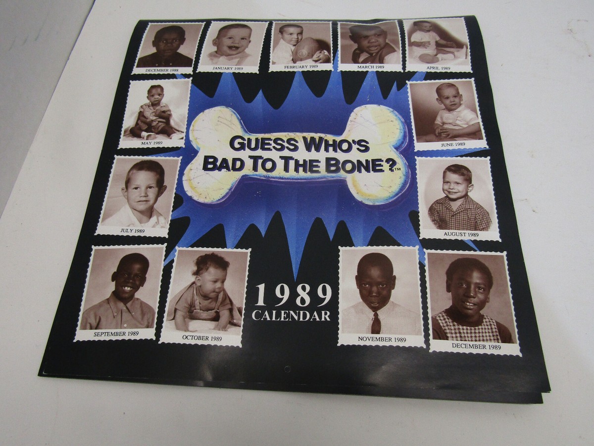 OLD 1989 GUESS WHO'S BAD TO THE BONE CLEVELAND BROWNS FOOTBALL