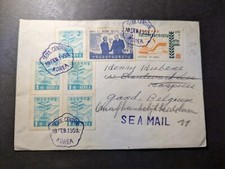 1959 Republic of Korea Sea Mail Cover Seoul Central to Gand Belgium