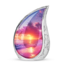 Sunset Urns - Keepsake Urns For Human Ashes - Teardrop Cremation Urn For Ashes