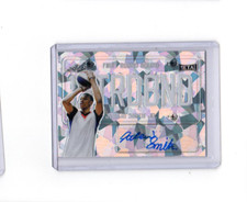 2021-22 Leaf Metal First Round Bound Silver Crystal Jabari Smith Jr Rookie Auto