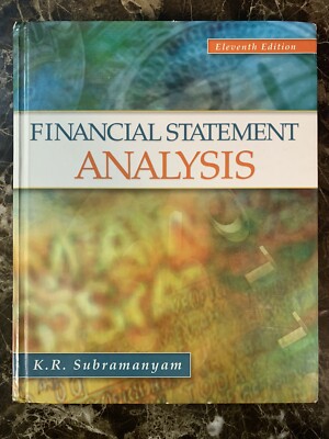 Financial Statement Analysis by K. R. Subramanyam (2013, Hardcover) 11th Edition