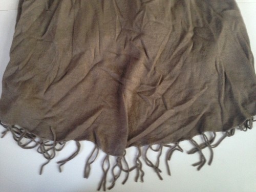 NEW with Tags Origami Vegan Fur Vest Fringe Tassels Mocha Women's One Size Soft - Picture 11 of 12