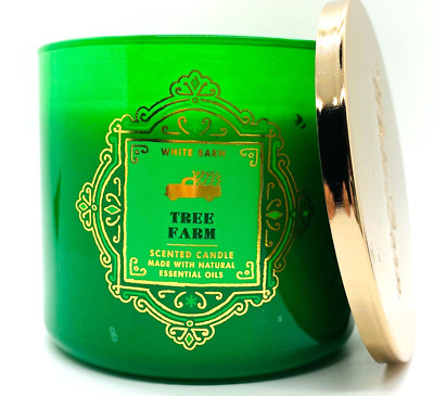 Bath & Body Works White Barn TREE FARM 3 Wick Large Scented Candle 14.5 oz