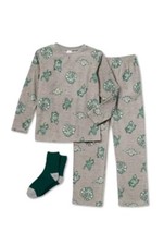 New Thereabouts Big Boys 3-pc. Fleece Pajama Set Size 18/20
