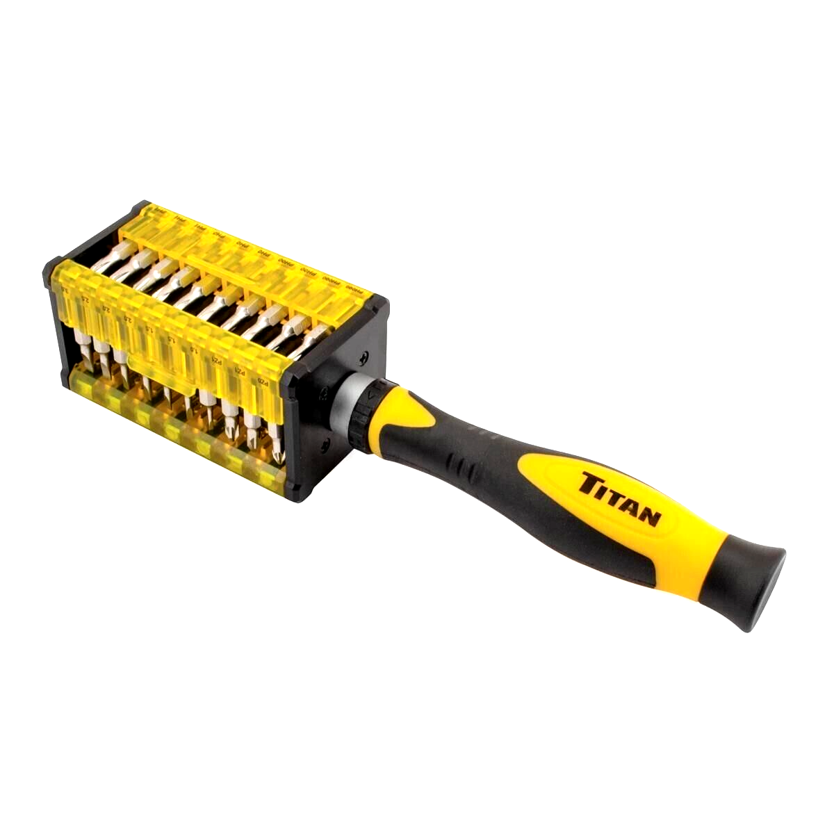 Titan Tools 16069 Precision Hex Bit and Magnetic Driver Set 38 pc