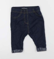 Muskat Jungen blau Baumwollmischung gerade Jeans Gr&ouml;&szlig;e 0-3 Monate
