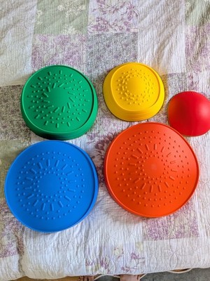 Makarci 5 Stepping Stones For Kids Non-slip Rubber Bottom Balance Motor Skills