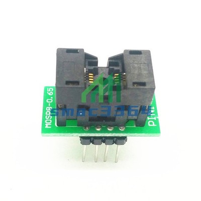 1Stks MSOP8 To DIP8 MCU Test IC Socket Programmer Adapter Socket