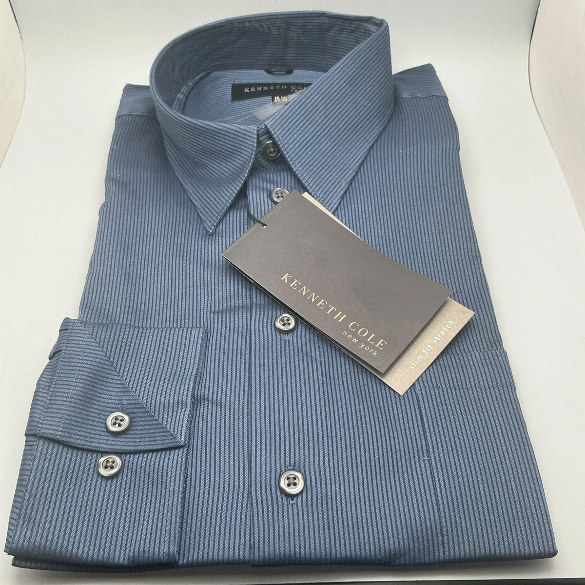 Kenneth Cole Cotton Blend Slim Dress Shirts for Men for sale | eBay Kenneth Cole Cotton Blend Slim Dress Shirts for Men for sale | eBay