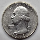 *SILVER* 1948-S  Washington Quarter -《Great Way To Buy Silver!!》