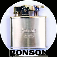 Oil Lighter Flint Ronson Standard Brass Satin R02-1041 9325 x 1 piece