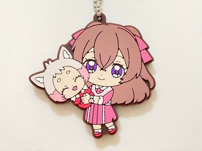 Delicious Party PreCure Capsule Rubber Mascot Yui & Komekome
