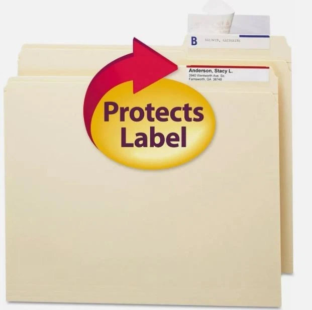 Smead Seal and View® Clear Label Protector, Size 3-1/2x1-11/16-Inches - Image 2 of 3