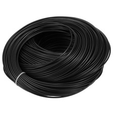 Wicker Repair Kit Round Synthetic Rattan Material Repair DIY Set Black