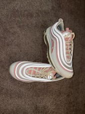 Nike Air Max 97 Women's Sneakers Summit White/Bleached Coral, Size 9.5