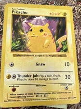Pikachu (Red Cheeks) 058/102 Base Set (Shadowless) Regular