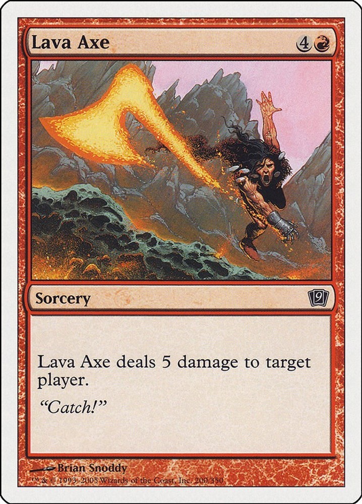 Lava Axe [9ED - 200]