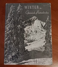 Vtg 1940s Winter In Garmish Partenkirchen Ver...