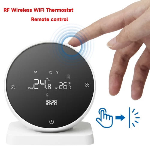 Termostato WiFi InaláMbrico para CalefaccióN de Caldera de Gas Termostato W9341 - Imagen 8 de 10