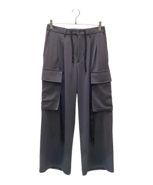 HARE                    Wide cargo pants Wide pants Easy pants gray HA010507AD