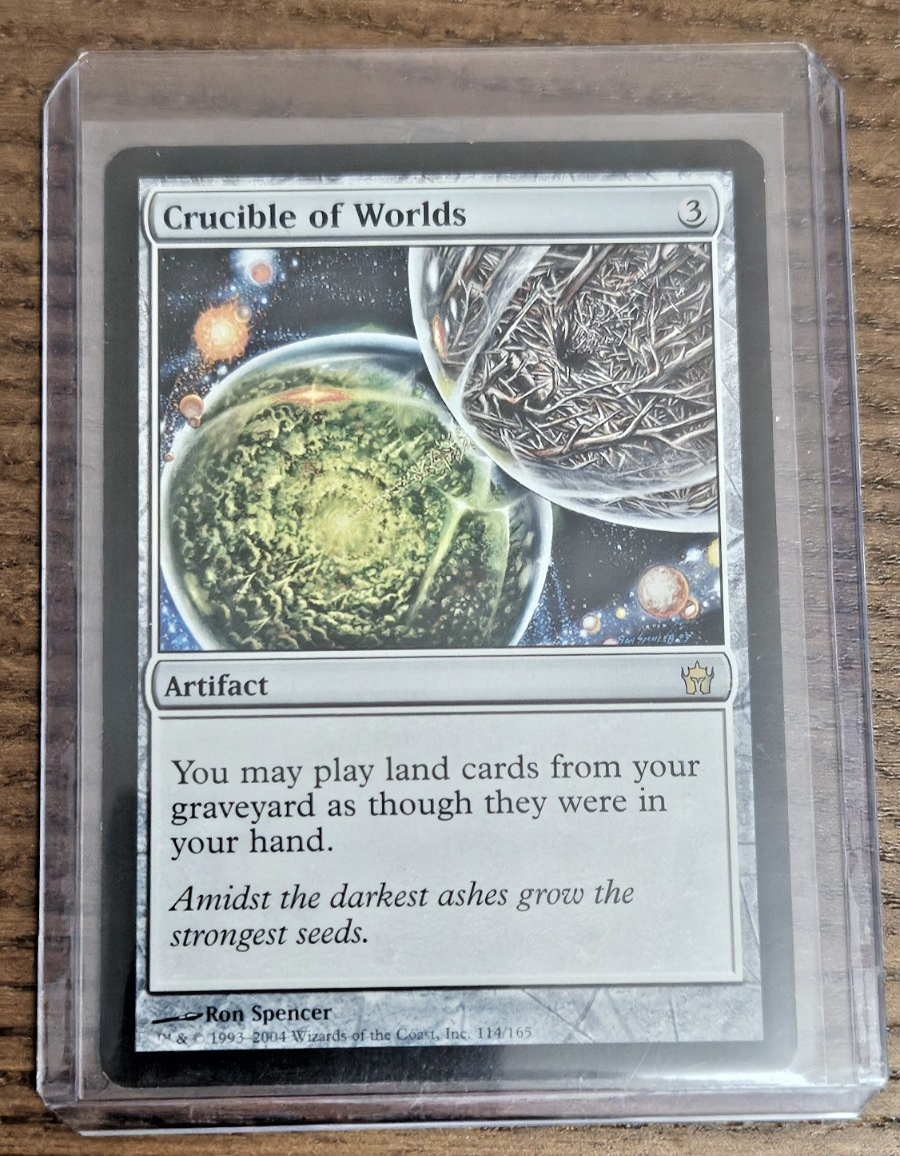 MTG PLAYING CARD Crucible of Worlds - Fifth Dawn Non-Foil Rare