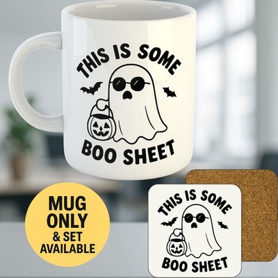 11 Unzen Tasse - This Is Some Boo Sheet - Herbstgeschenk für sie süße Hexe Geist Liebe