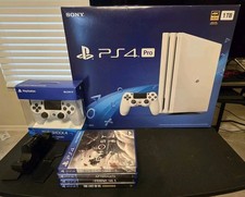 Sony PS4 Pro Console Glacier White HDD 1TB Pl...