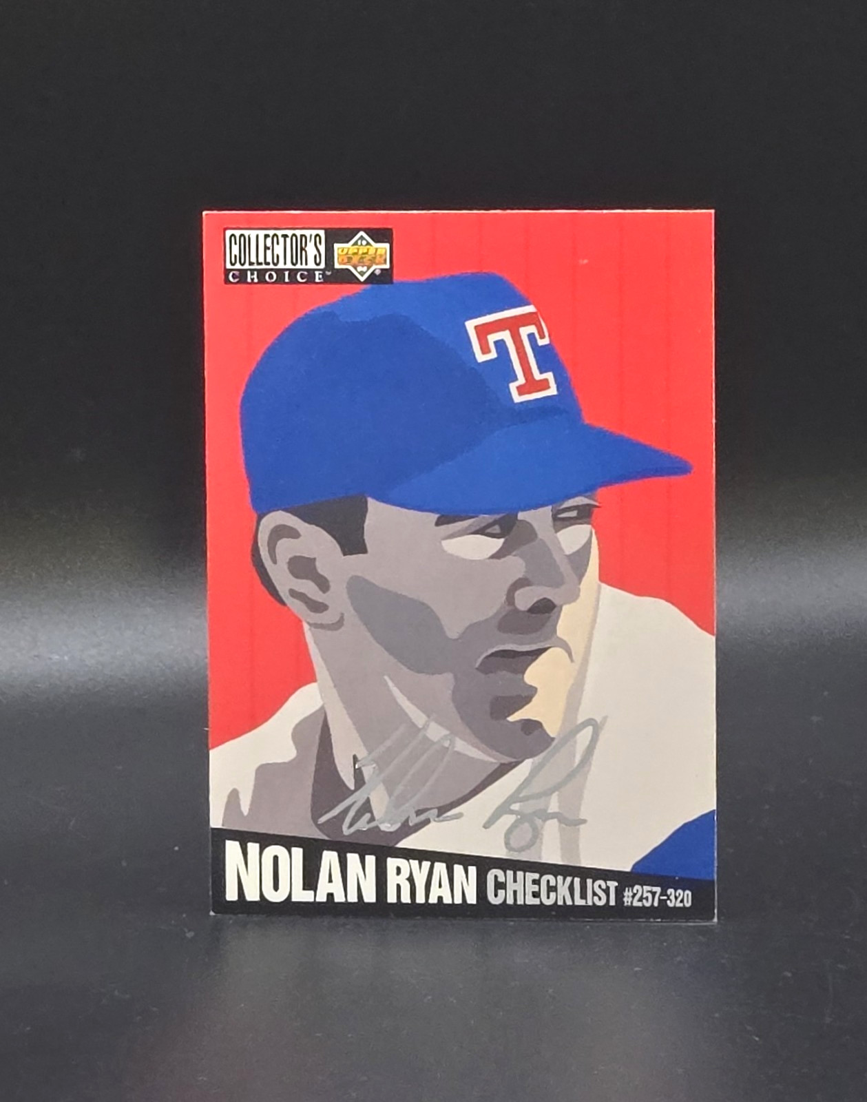 1994 Collector's Choice NOLAN RYAN Silver Signature Card #320 Texas Rangers