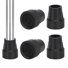 YF 1Inch NonSlip Rubber Cane Tips, 4 Pack Replacement Tips for Walkers, Crutc...
