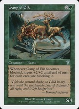 MTG Gang of Elk 7ED English NM