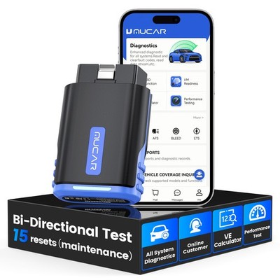 MUCAR DriverScan Car OBD2 Scanner All System Scan Diagnostic Tool 2026 Newest