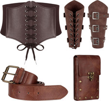 Women Renaissance Corset Belt Pouch Halloween Medieval Renaissance Costume Acces